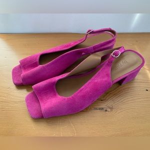 By Far Hot Pink Heels Size 40